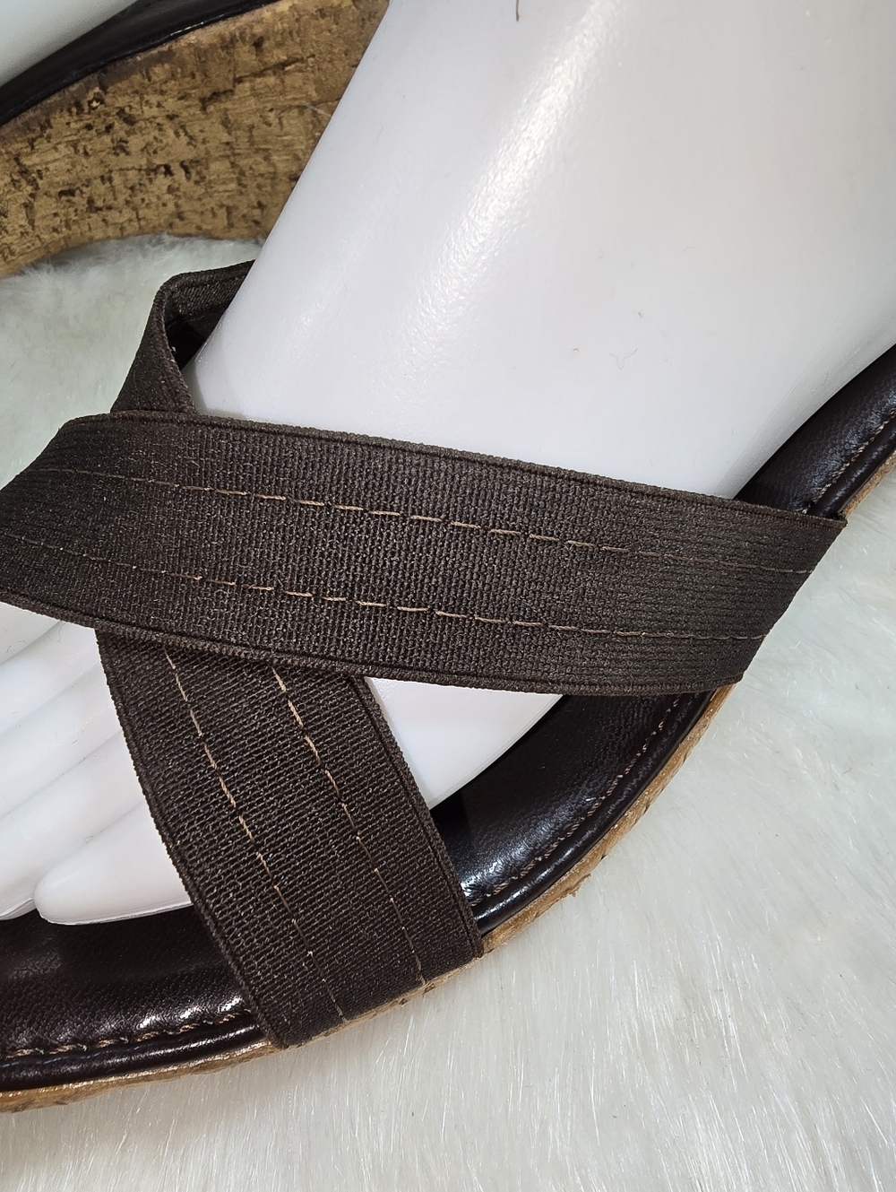 Italian Shoemakers Womens Wedge Slide Sandals - Picture 5 of 12